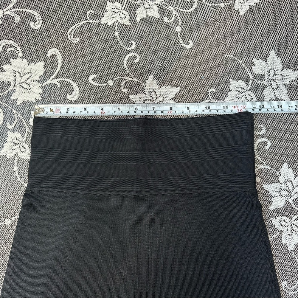 Jean Paul Gaultier 90’s Black High Waisted Bandage Mini Skirt Sz Small - Picture 16 of 16